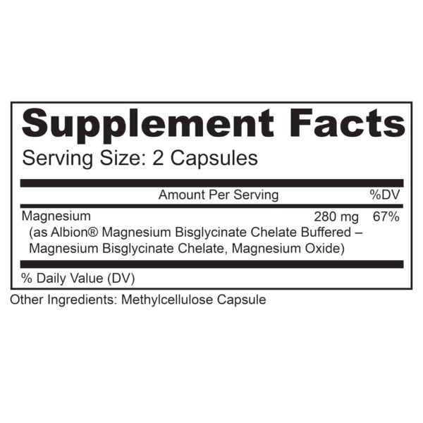 Lista de ingredientes LIVELY Magnesium Ease