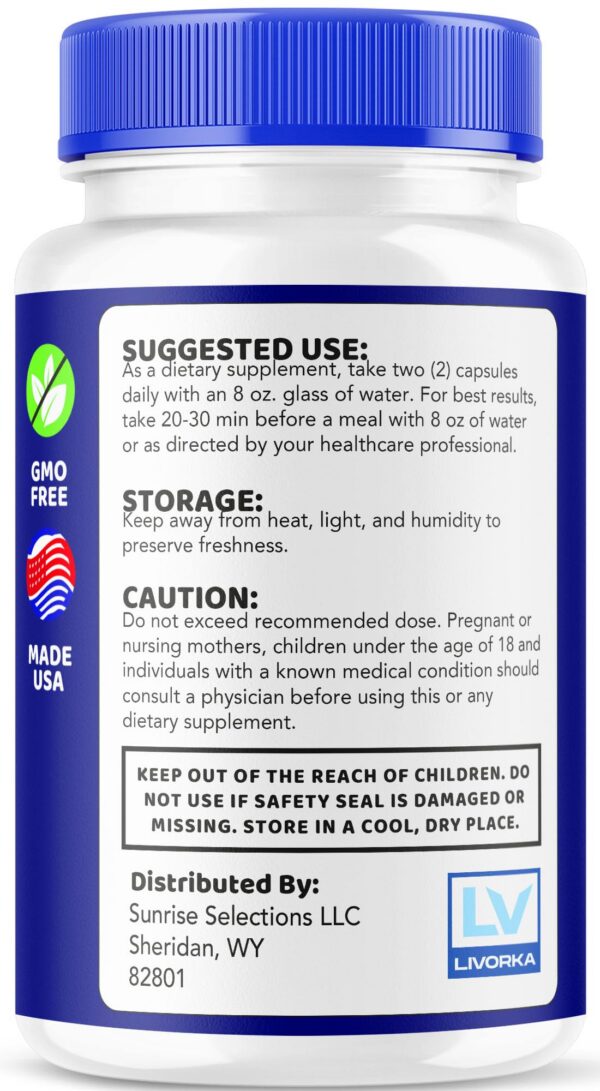 Instrucciones de dosificación de LIVORKA Sight Clear