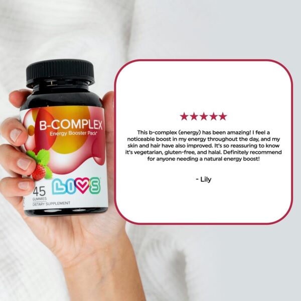 Gomitas LIVS en empaque