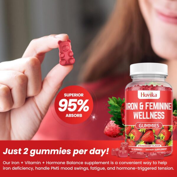 Caja exterior de Livs Iron Gummies