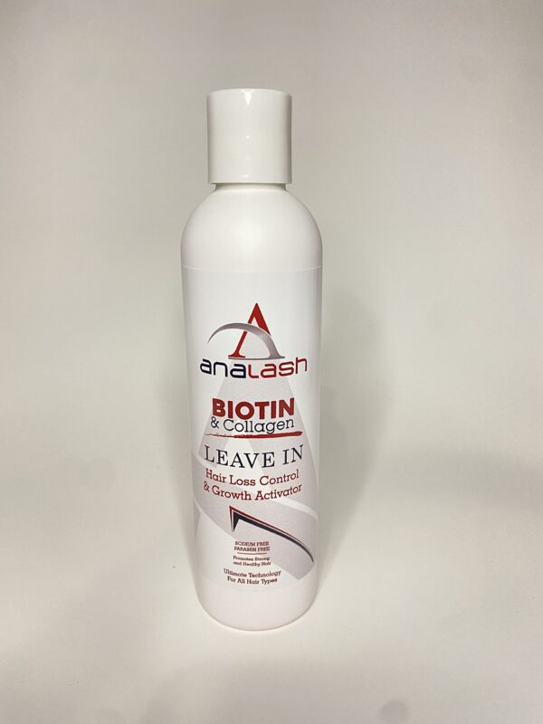 Loción capilar Analash Biotina y Colágeno 4 fl.oz para fortalecer