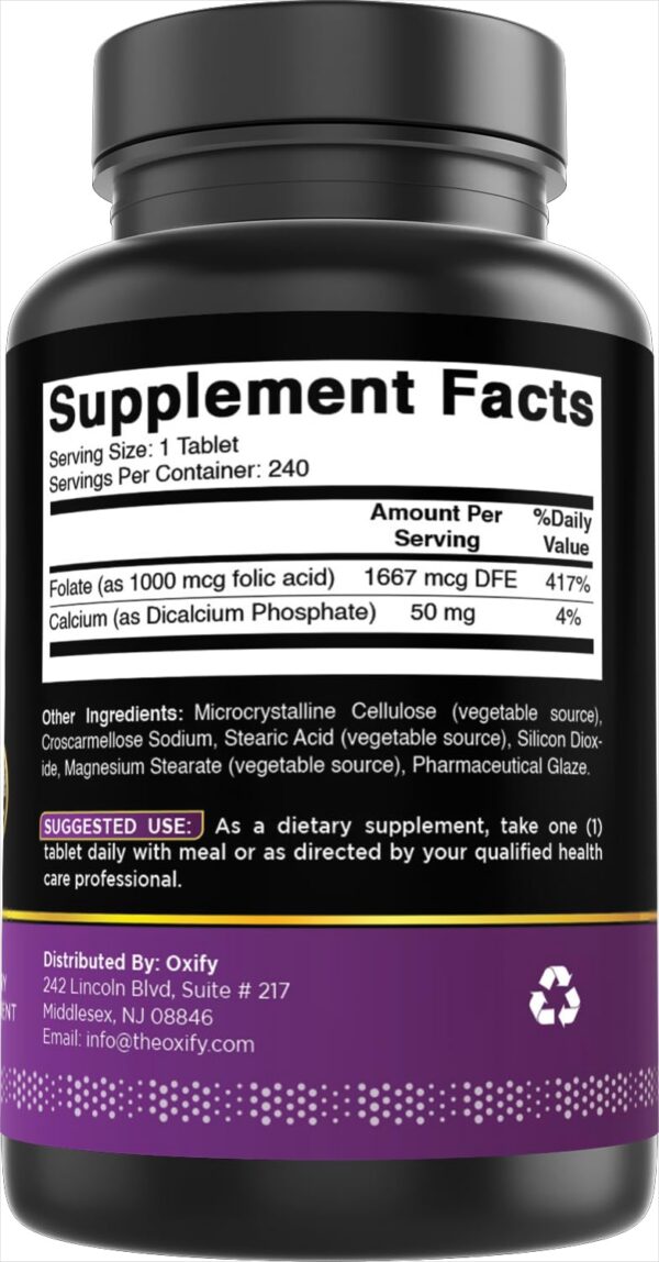 Version 1.0.0 Logo de Oxify en la etiqueta