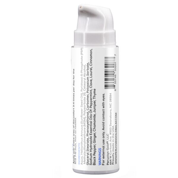 Version 1.0.0 Logo Peruvian Gold en envase