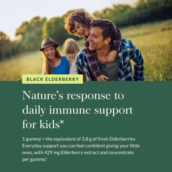 Logotipo Gaia Herbs en gomitas GaiaKids Saúco Negro