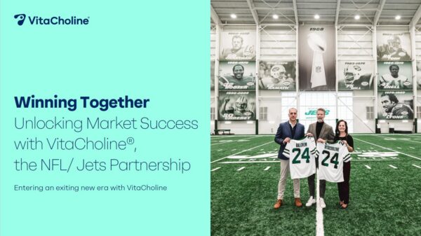 Logotipo VitaCholine en etiqueta