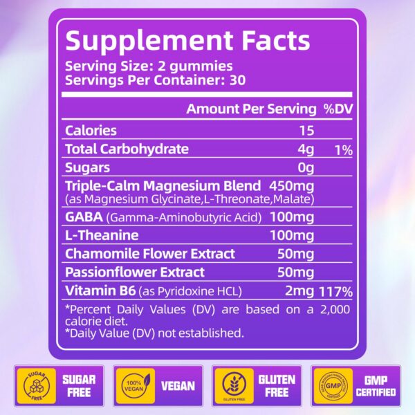 Gomitas magnesio glycinato - envase de color