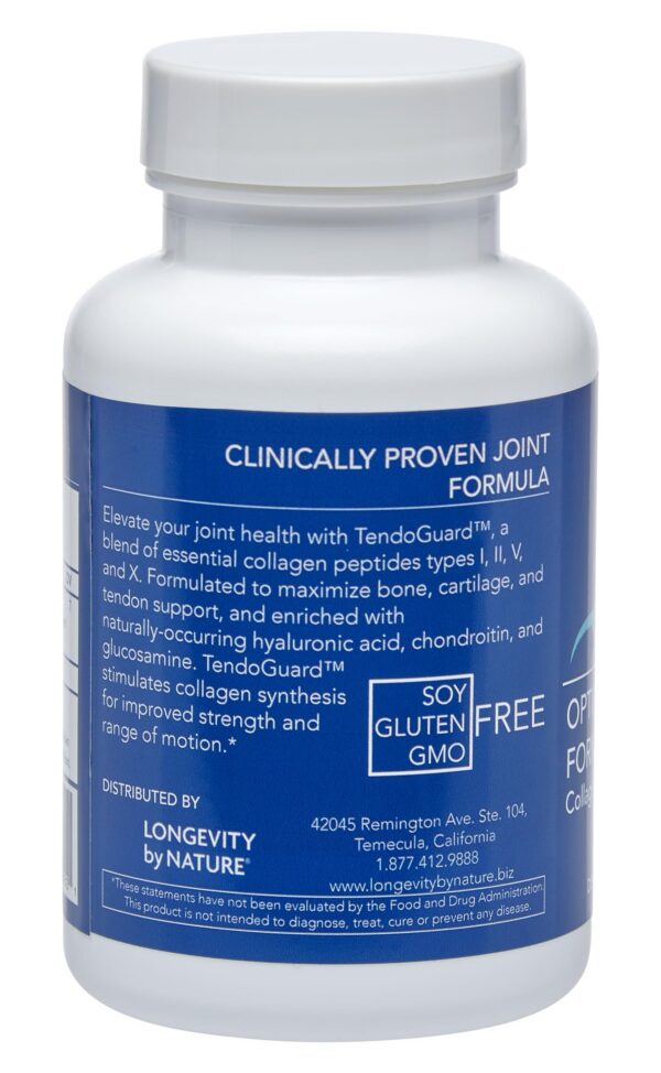 Version 1.0.0 Envase Tendoguard y cápsulas