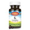 Lote de frascos suplemento Carlson K Complete con 45 cápsulas