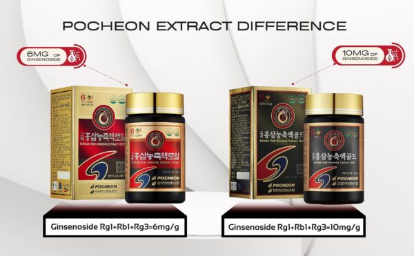 Lote Pocheon extracto ginseng rojo coreano 240g