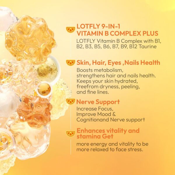 LOTFly vitaminas B en tabletas masticables para energía y nervios