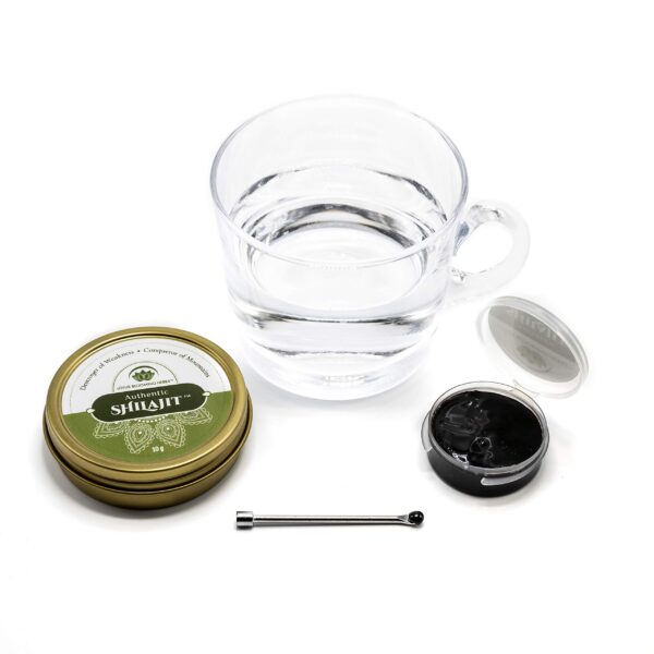 Shilajit presentación en frasco
