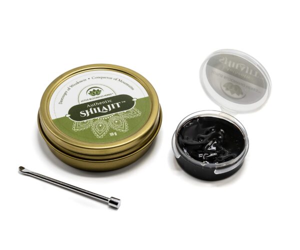 Shilajit envase en caja