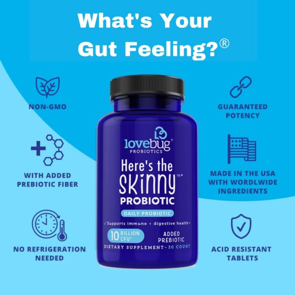 lovebug probiotics probióticos sin colores ni sabores artificiales