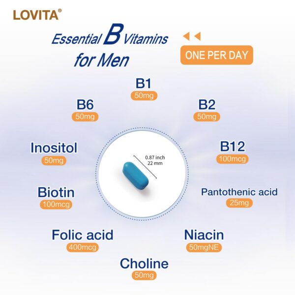 Apoyo antioxidante y sistema inmune con complejo B Lovita