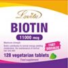 Lovita suplemento biotina vegetal para cabello y uñas