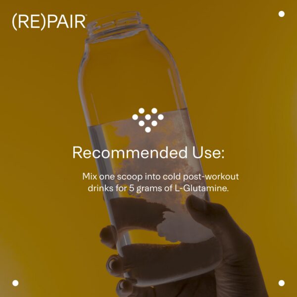 Polvo de L-Glutamina en envase