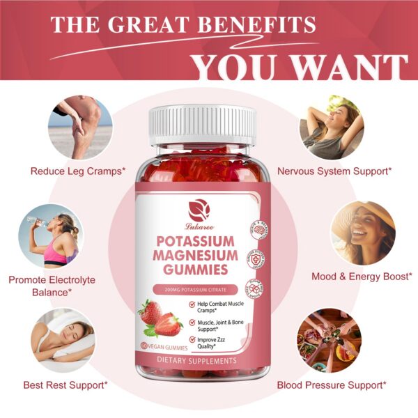 Caja Lukaree gomitas magnesio-potasio