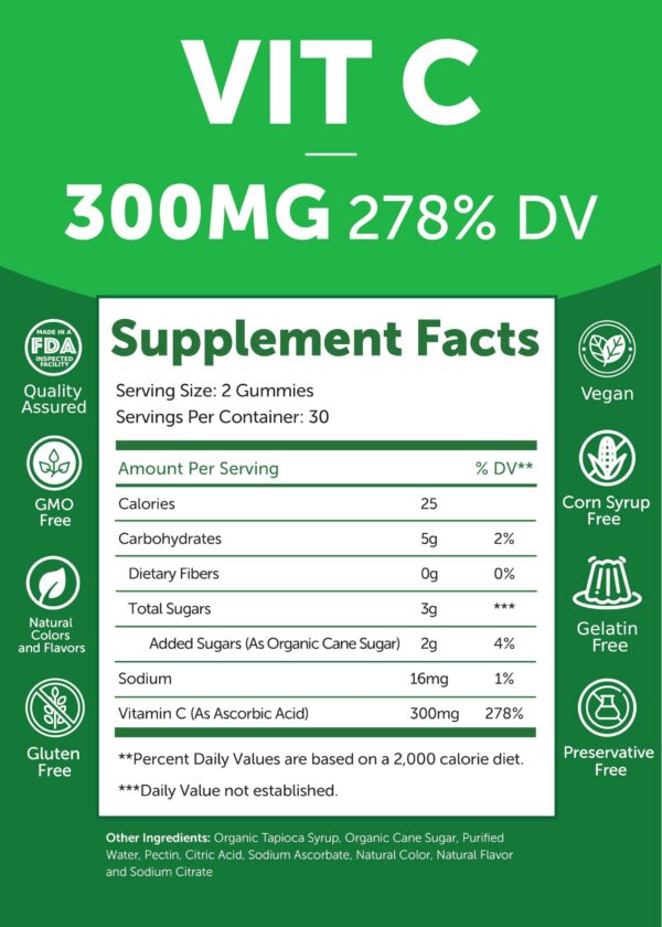 Gominolas Lunakai con Vitamina C alta potencia para sistema inmune