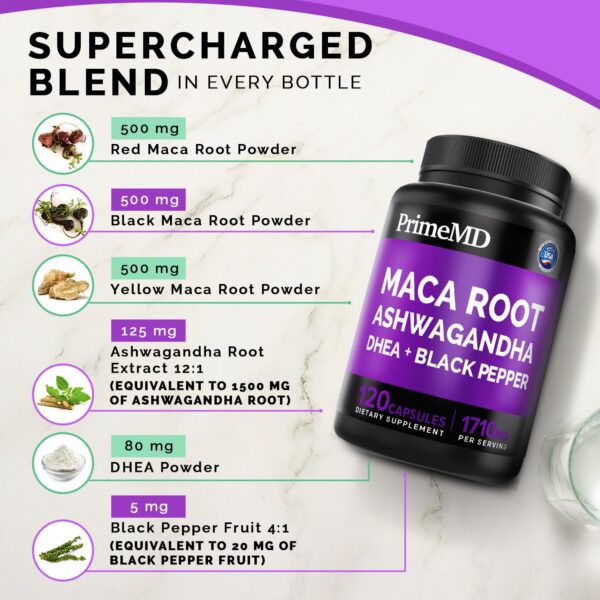Maca con extracto pimienta negra para mejor absorción