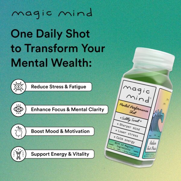 Muestra de ingredientes de Magic Mind Shots