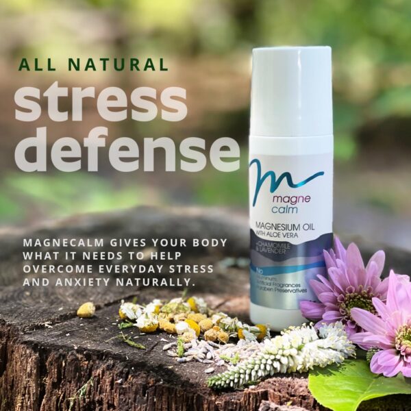 MagneCalm roll-on fórmula suave para pieles sensibles