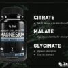 Magnesio glicinato malato y citrato en cápsulas Zeal Naturals