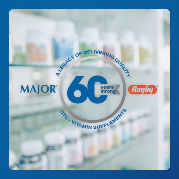 Frasco de Major Oyster Shell Calcium con etiqueta