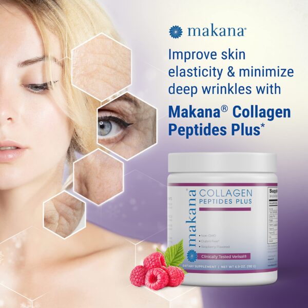 Makana Collagen Peptides Plus sabor frambuesa