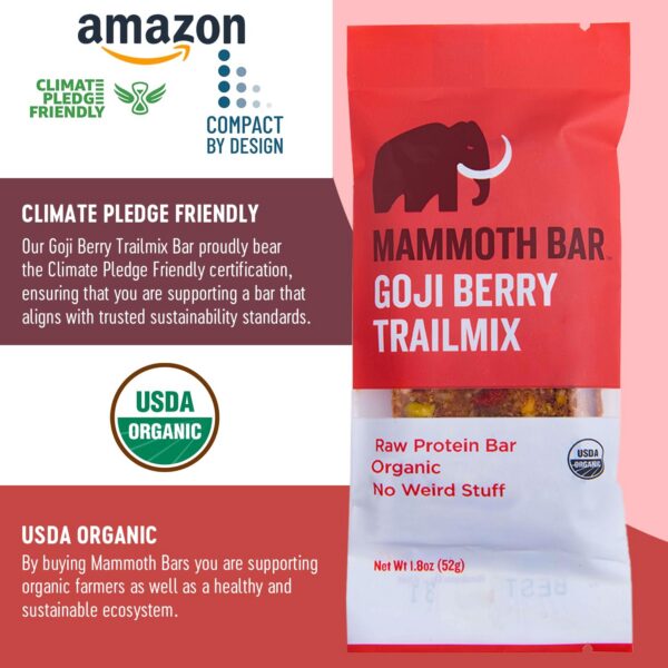 Producto Mammoth Bar Goji Berry en estante