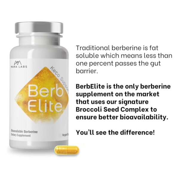 BerbElite Mara Labs bottle with capsules