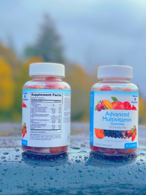 Version 1.0.0 Vista lateral del frasco de gomitas