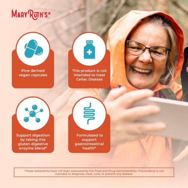 Version 1.0.0 Presentación MaryRuth gluten enzymes 60 cápsulas
