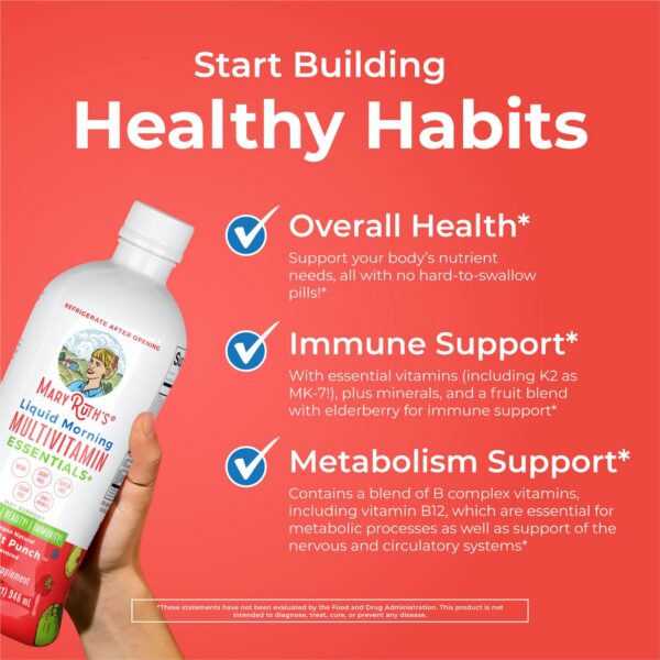 MaryRuth Organics multivitamínico en dos sabores