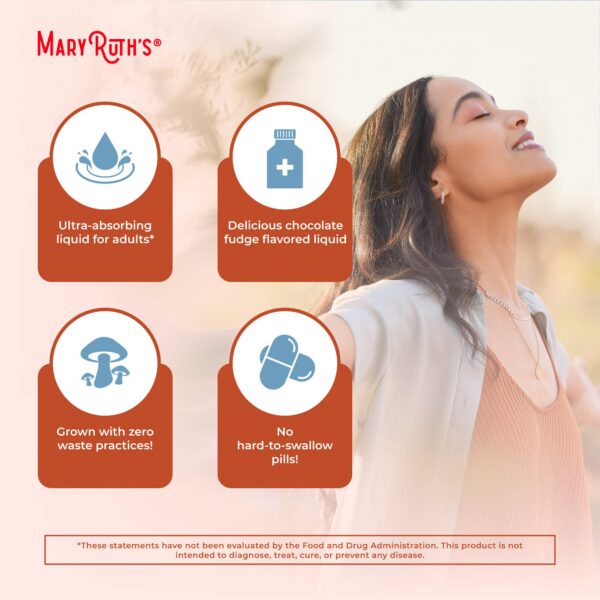 MaryRuth Organics suplemento hongo Turkey Tail presentación