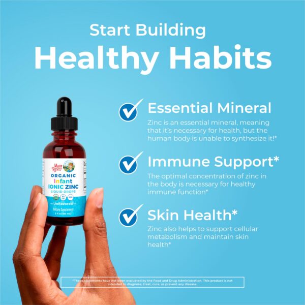 Frasco MaryRuth Organics Zinc líquido