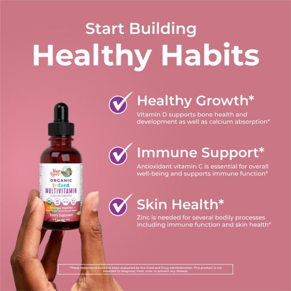 Multivitamínico MaryRuth's con hierro para bebés
