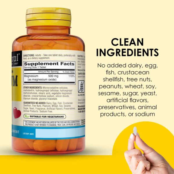 Producto Mason Natural Magnesio 500 mg