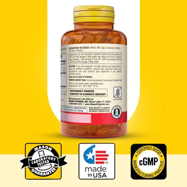 Version 1.0.0 Frasco de Mason Natural vista lateral