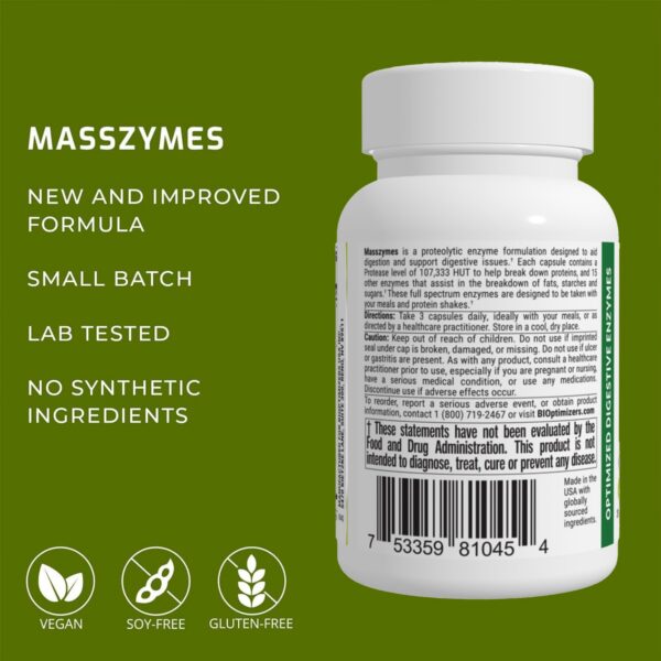 Version 1.0.0 Panel de ingredientes MassZymes