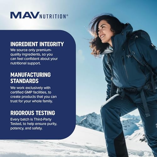 Frasco con sello de calidad MAV Omega-3