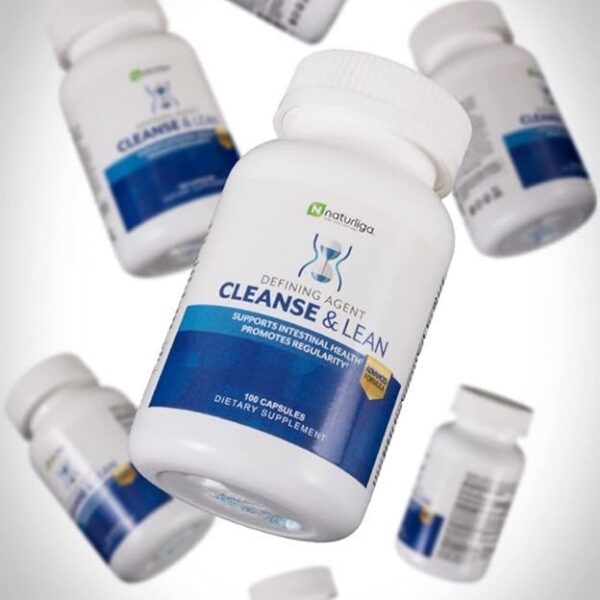 Max Muscle Cleanse and Lean envase y tabletas