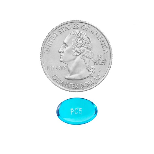 Etiqueta de dosis en frasco