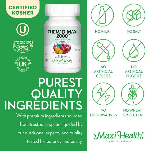 Envase Maxi Health D3 gomitas