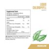 Maxler Clorofila líquida con contenido de clorofilina 132 mg por dosis