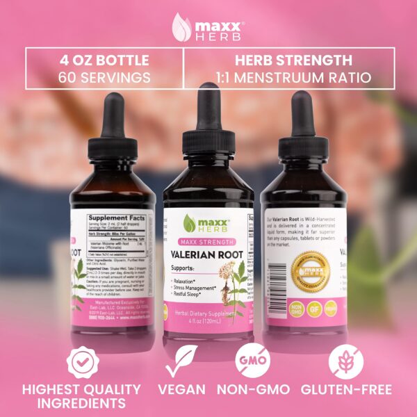 Maxx Herb extracto valeriana para mejor absorción y sueño