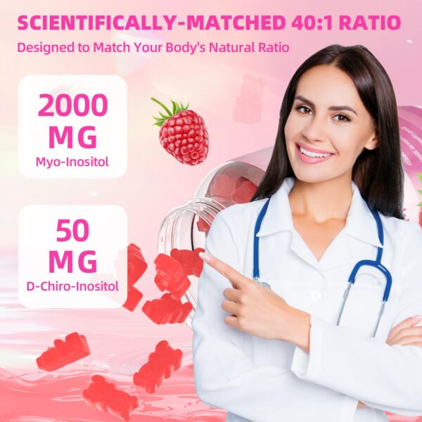 Version 1.0.0 Gomitas de inositol en frasco