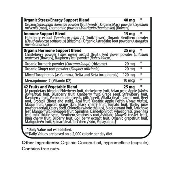 Version 1.0.0 MD Logic Health Multivitaminas para mujer vista lateral