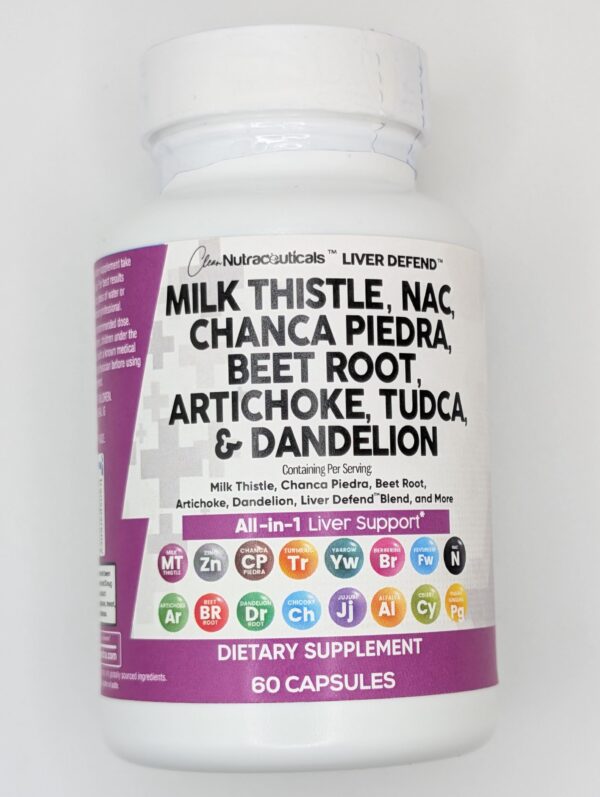 Medicamento natural Clean Nutraceuticals para salud hepática
