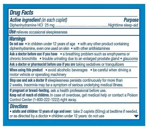 Version 1.0.0 Medicina ayuda para dormir rápida Nytol caja