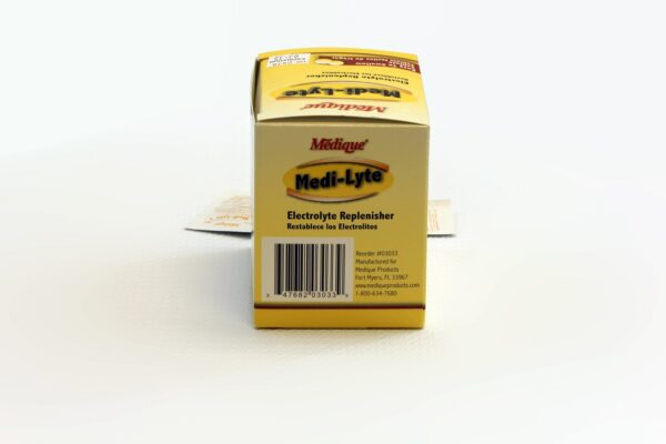 Version 1.0.0 Detalle de empaque de Medi-Lyte